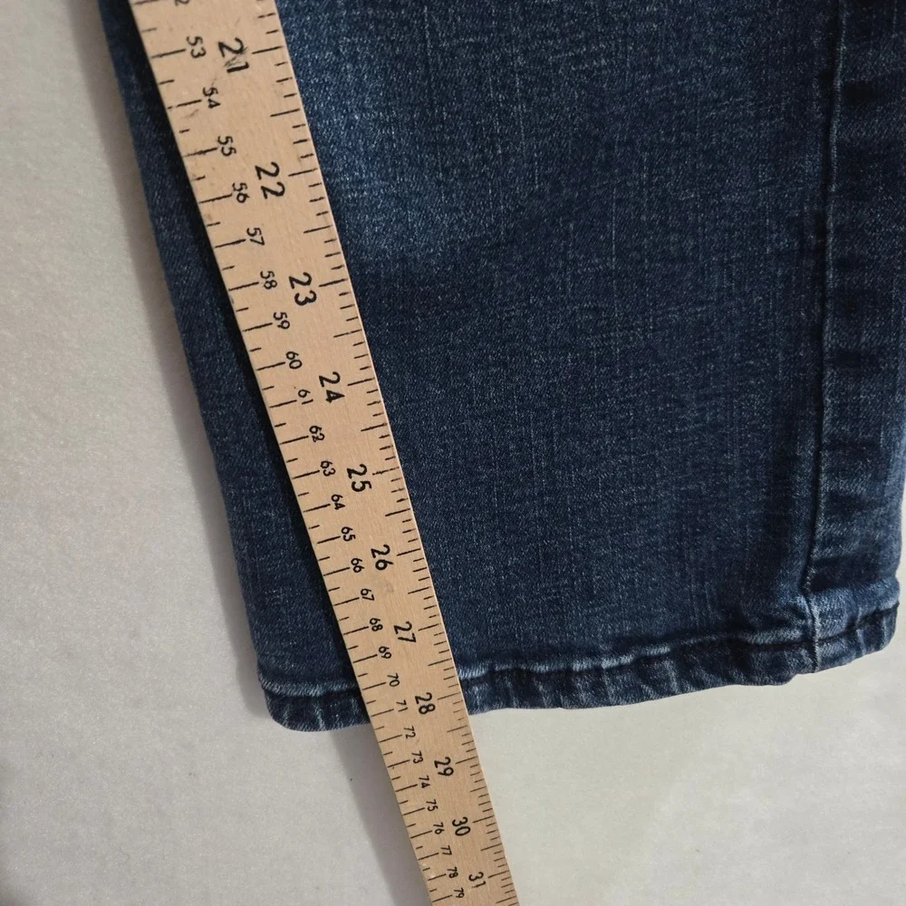 Axel Slim Boot Jeans W34xL30 Dark Wash Blue Denim Stretch #1383